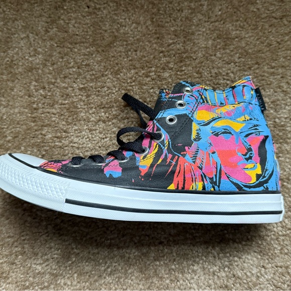 Andy Warhol Converse All Star High-Top Sneakers( ltd edition Statue of Liberty) - Picture 2 of 7